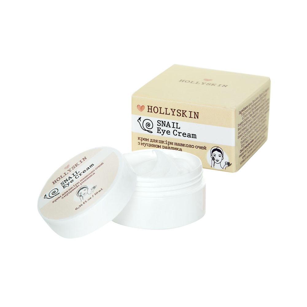 Крем для кожи вокруг глаз с муцином улитки Snail Eye Cream HOLLYSKIN, 10 мл