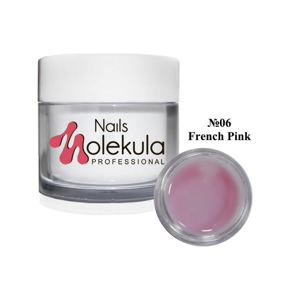 Моделирующий гель №6 French Pink Molekula 15 мл
