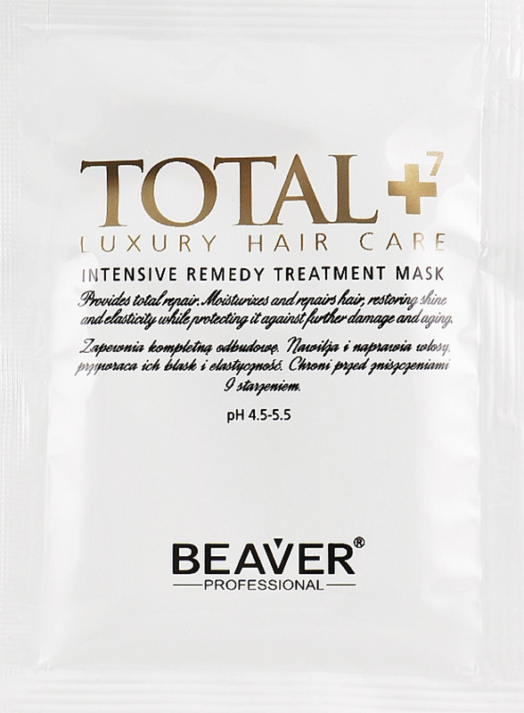 Маска-эликсир для поврежденных волос Total7 Beaver, 20x30 мл Фото 2