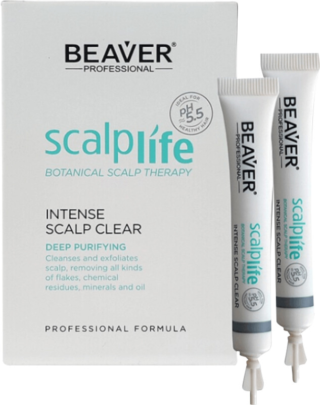 Пилинг для кожи головы и волос Beaver, 12x8 мл