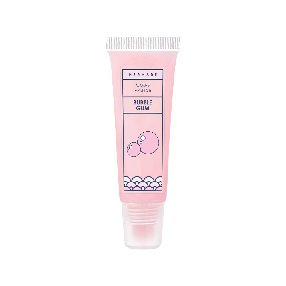 Скраб для губ с рисовой пудрой MERMADE Bubble Gum, 10 г 