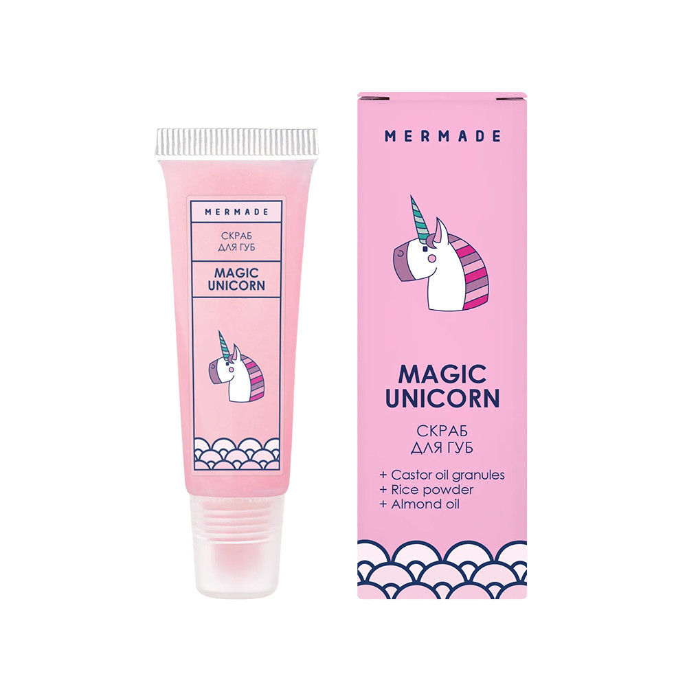 Скраб для губ з рисовою пудрою MERMADE Magic Unicorn, 10 г  Фото 2 