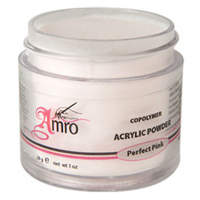 Акрил. пудра розов прозрачн. Perfect Pink 28г. AMRO