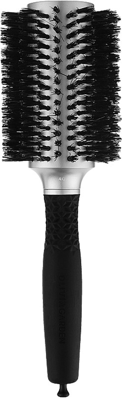 Браш термо для волосся ESSENTIAL BLOWOUT Soft Boar Bristles Silver Olivia Garden 40 мм