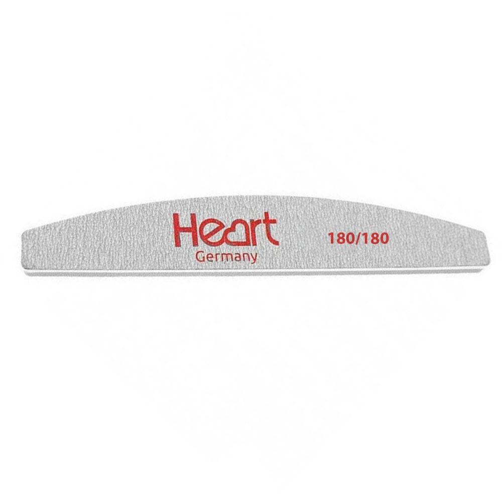 Пилка-баф для ногтей Heart Half, 180/180