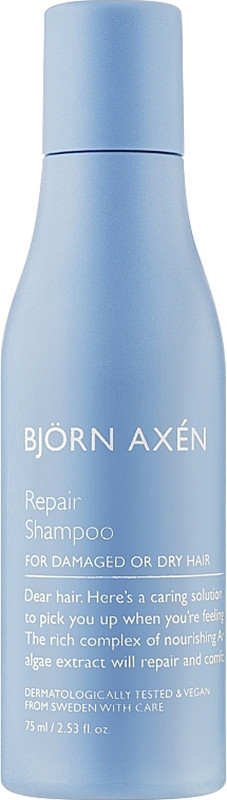 Шампунь для волос восстанавливающий Repair Shampoo Travel Size Bjorn Axen, 75 мл