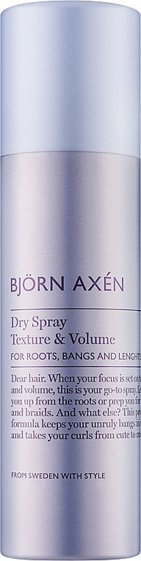 Текстуруючий спрей для об'єму волосся Dry Spray Texture & Volume Bjorn Axen, 200 мл