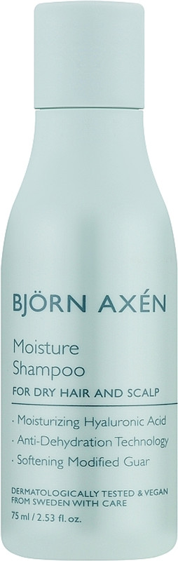 Шампунь для волосся зволожуючий Moisture Shampoo Travel Size Bjorn Axen, 75 мл