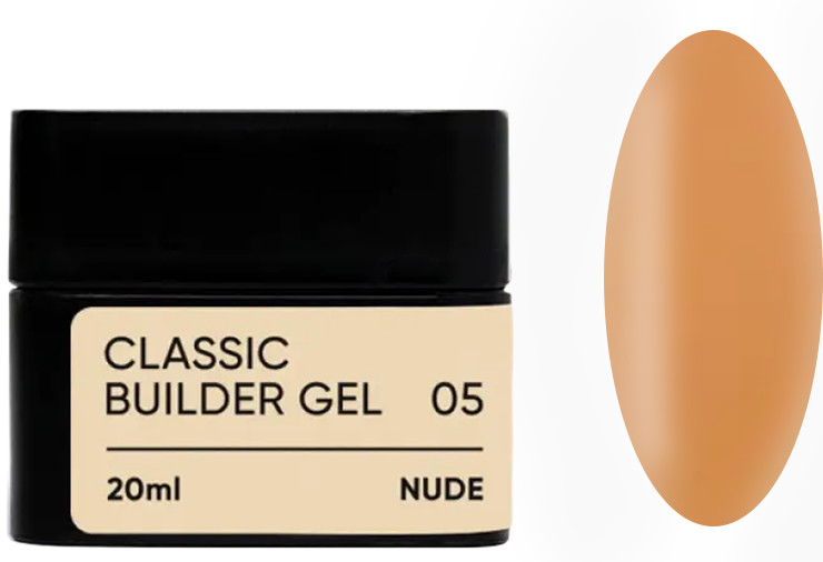 Гель строительный моделирущий 05 Classic Builder Gel Jerden Proff, 20 мл