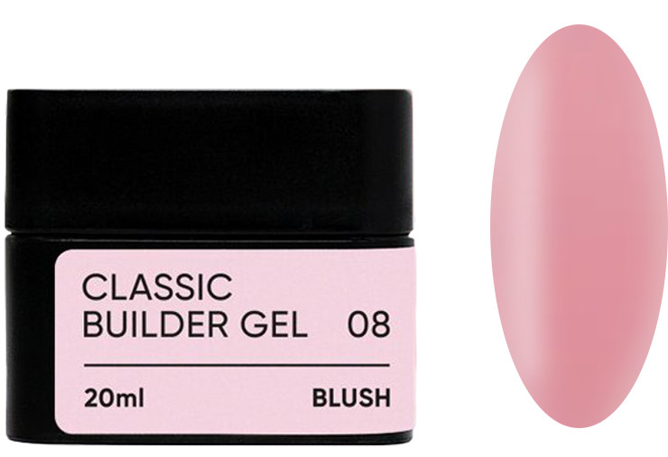 Гель строительный моделирущий 08 Classic Builder Gel Jerden Proff, 20 мл