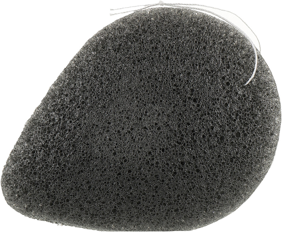 Спонж-конняку з бамбуковим вугіллям Purito Bamboo Charcoal Konjac Sponge, 7 г 