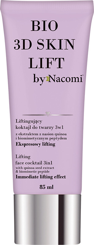 Ліфтинговий коктейль для обличчя 3в1 Bio 3D Skin Lift by Nacomi, 85 мл