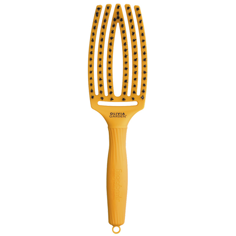 Щітка Finger Brush Boar&Nylon Yellow Sunshine Olivia Garden