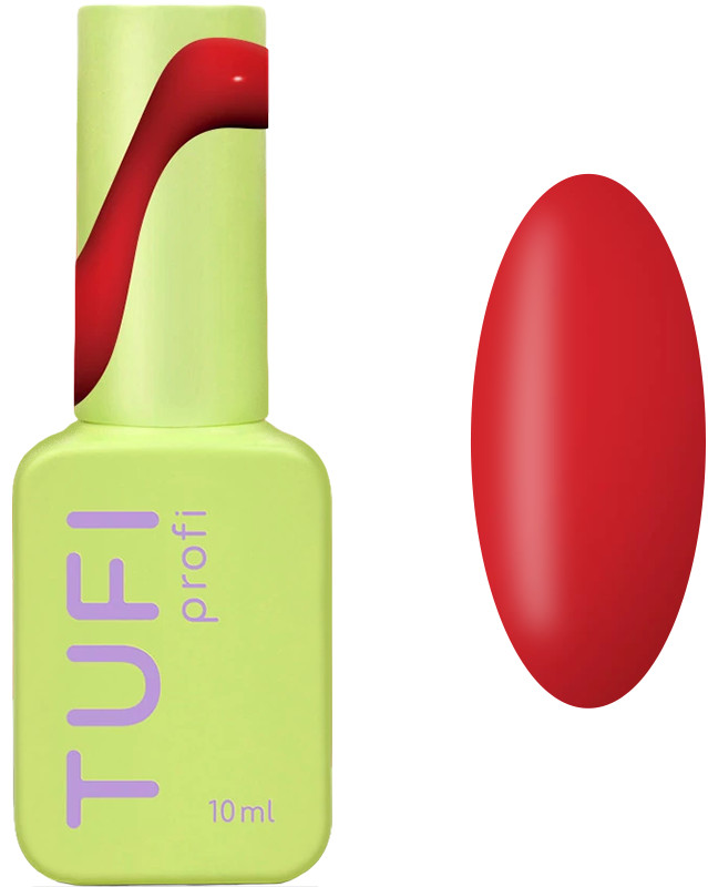 Гель-лак REDLINE 04 Pulse (классический красный) TUFI profi, 10 мл