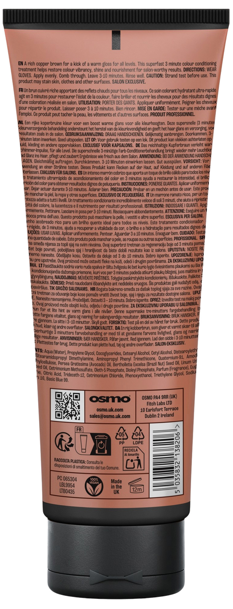 Маска тонирующая для волос Chestnut Osmo, 225 мл  Фото 2 