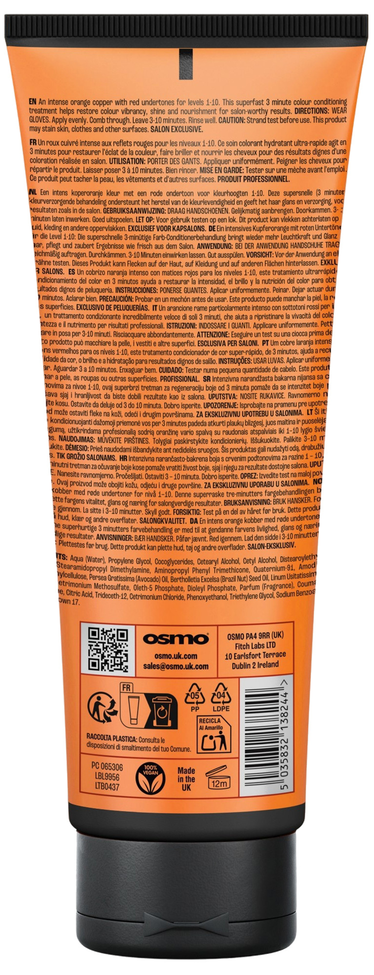 Маска тонирующая для волос Intense Copper Osmo, 225 мл  Фото 2 