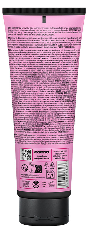 Маска тонуюча для волосся Hot Pink Osmo, 225 мл  Фото 2 