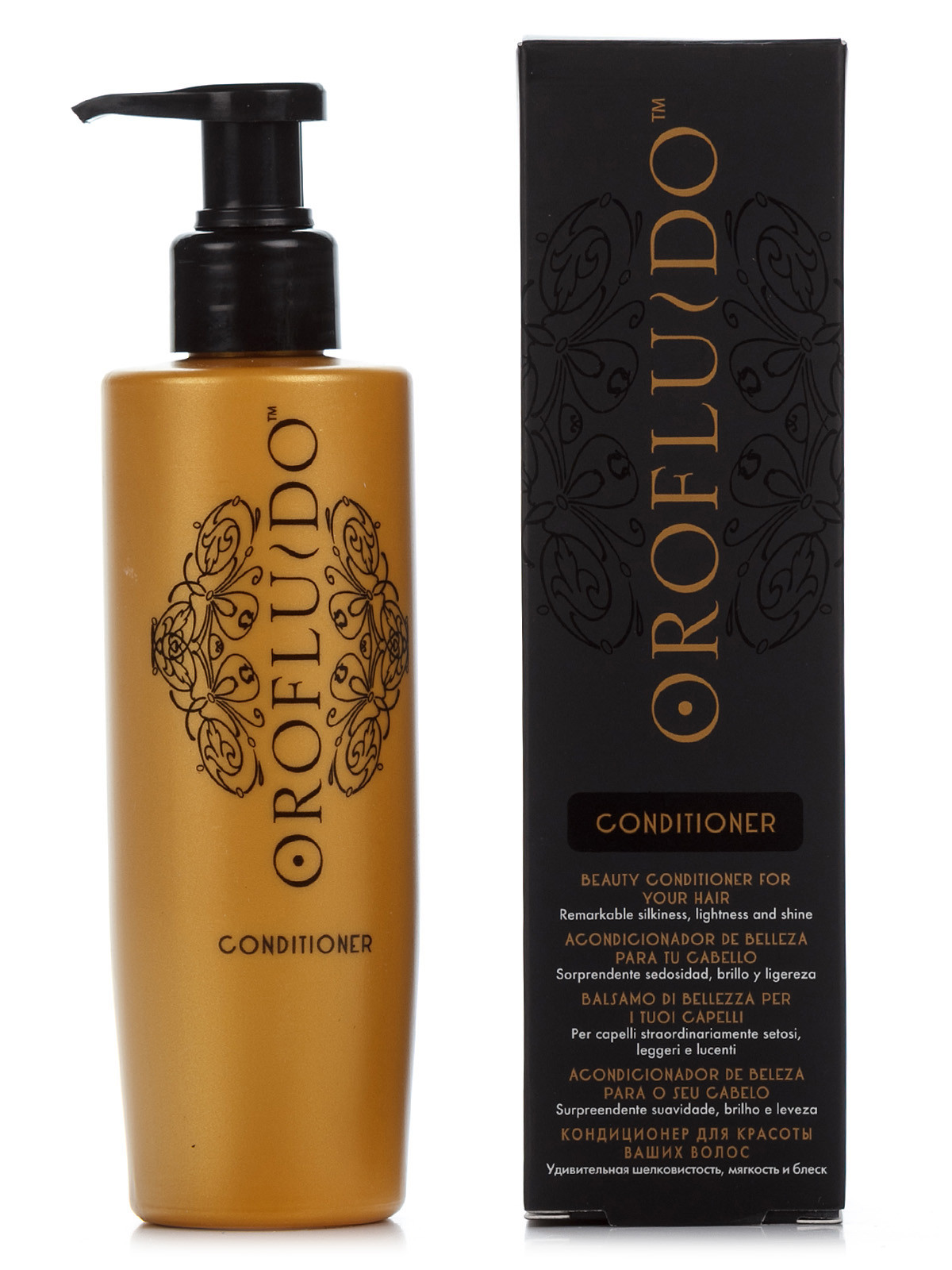 Кондиционер для шелковистости и блеска волос Orofluido Conditioner Revlon, 200 мл