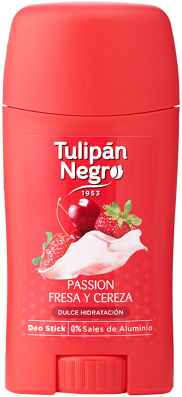 Дезодорант-стик GOURMAND Клубника и вишня TULIPAN NEGRO, 50 мл