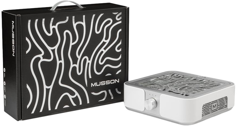 Вытяжка для маникюра и педикюра MUSSON X2 SILVER на 72 вт. Фото 4