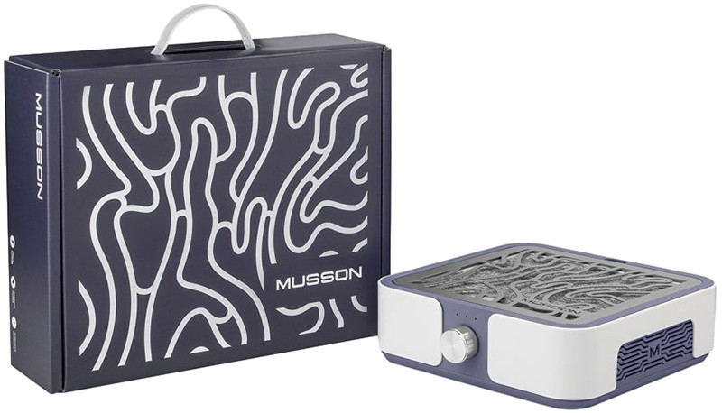 Вытяжка для маникюра и педикюра MUSSON X2 GRAPHITE на 72 вт.  Фото 2 