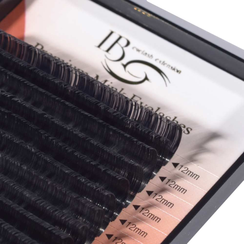 Вії вигин D 0.85 (20 рядів: 12 мм) I-Beauty