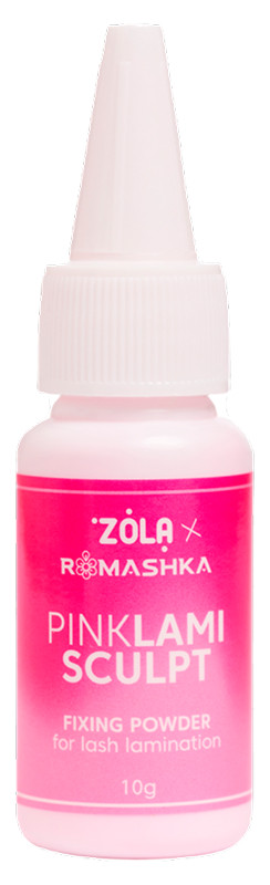 Пудра фіксуюча для ламінування вій Pink LamiSculpt ZOLA x Romashka, 10 г
