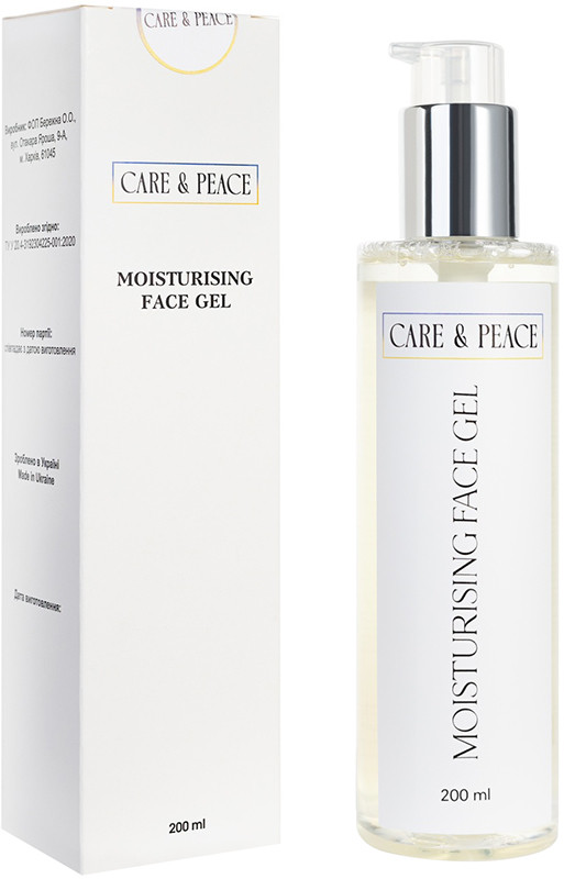 Увлажняющий гель для умывания Moisturising Face Gel Care&Peace 200 мл на beauty-prof.com Фото 2 Увлажняющий гель для умывания Moisturising Face Gel Care&Peace 200 мл Фото 2