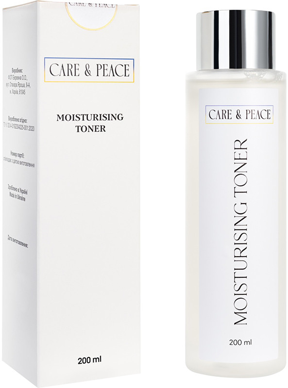 Зволожуючий тонер для обличчя Moisturising Face Gel Care&Peace 200 мл на beauty-prof.com Фото 2 Зволожуючий тонер для обличчя Moisturising Face Gel Care&Peace 200 мл Фото 2