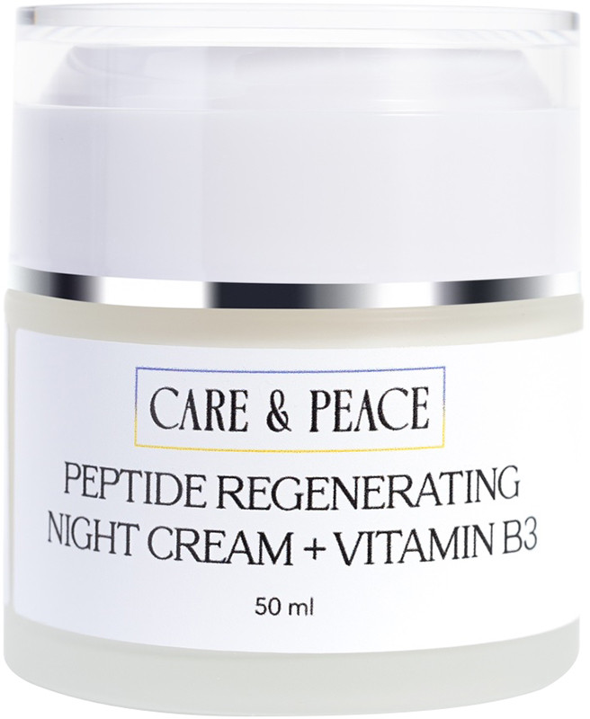 Крем нічний для обличчя з пептидами Vitamin В3 Care&Peace 50 мл на beauty-prof.com Крем нічний для обличчя з пептидами Vitamin В3 Care&Peace 50 мл