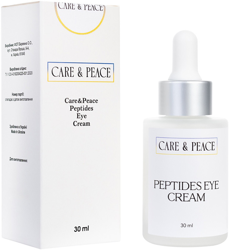 Крем для шкіри навколо очей Pertides Eye Cream Care&Peace 30 мл Фото 2