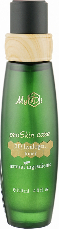 Тонік для всіх типів шкіри 360° SOLUTION 3D HYALOGEN TONER MyIdi, 120 мл 