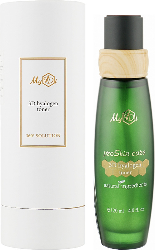Тонік для всіх типів шкіри 360° SOLUTION 3D HYALOGEN TONER MyIdi, 120 мл  Фото 2 