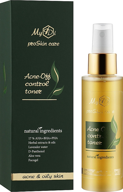 Тонік протизапальний для проблемної шкіри Acne-Off MyIdi, 100 мл  Фото 2 