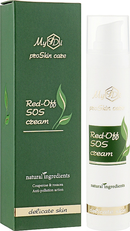 Крем для чутливої шкіри заспокійливий Red-Off SOS cream MyIdi, 50 мл  Фото 2 