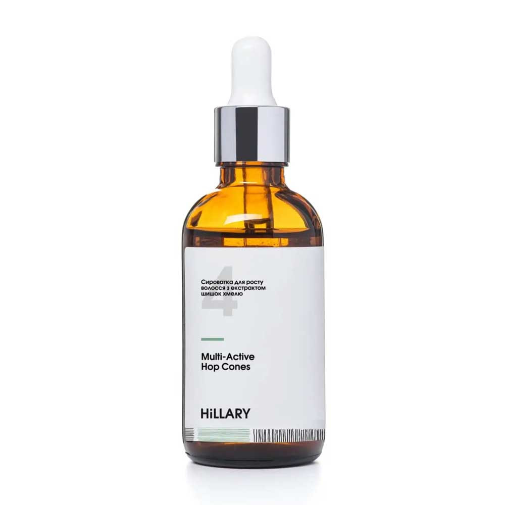 Сироватка проти випадіння для росту волосся Multi-Active Hop Cones Hillary, 50 мл на beauty-prof.com Фото 2 Сироватка проти випадіння для росту волосся Multi-Active Hop Cones Hillary, 50 мл Фото 2