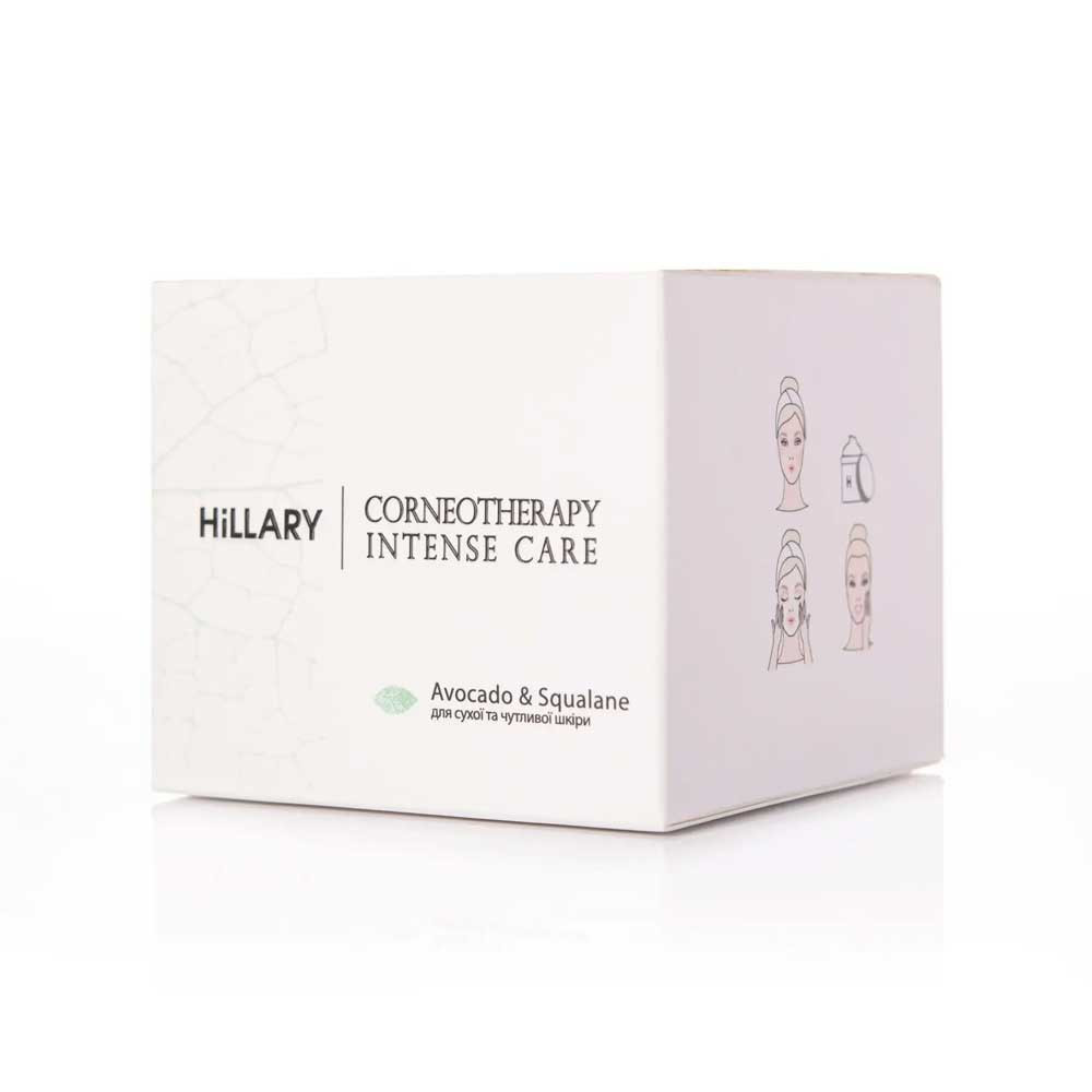 Крем для сухої та чутливої шкіри Corneotherapy Intense Сare Avocado & Squalane Hillary, 50 мл Фото 4