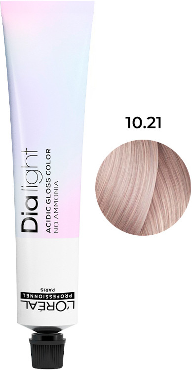 Гель-крем краска DIA Light 10.21 L’Oreal Professionnel Paris, 50 мл
