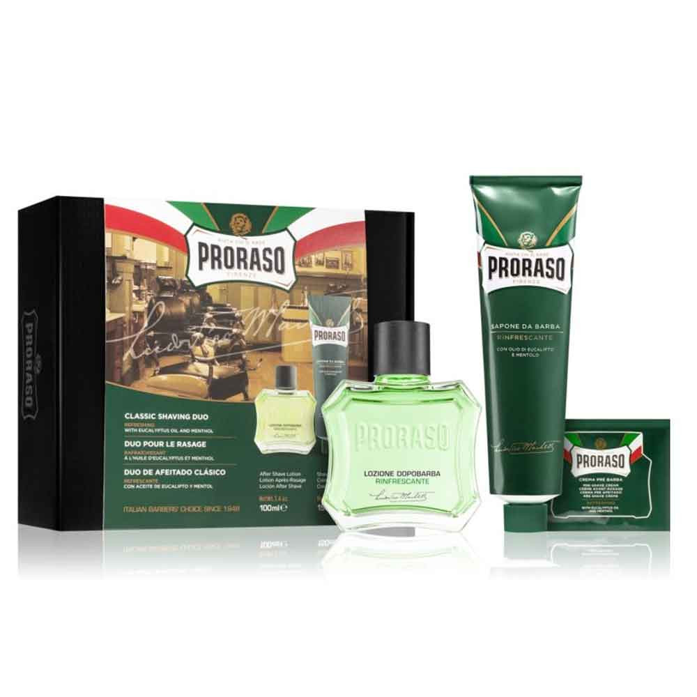 Набор для бритья Duo Pack Tube Lotion Refreshing Proraso, 100х150 мл  Фото 2 