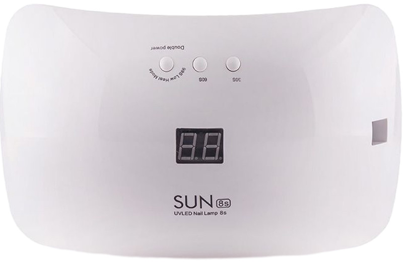Лампа LED/UV SUN-8S гібридна (з дисплеєм), 48 Вт