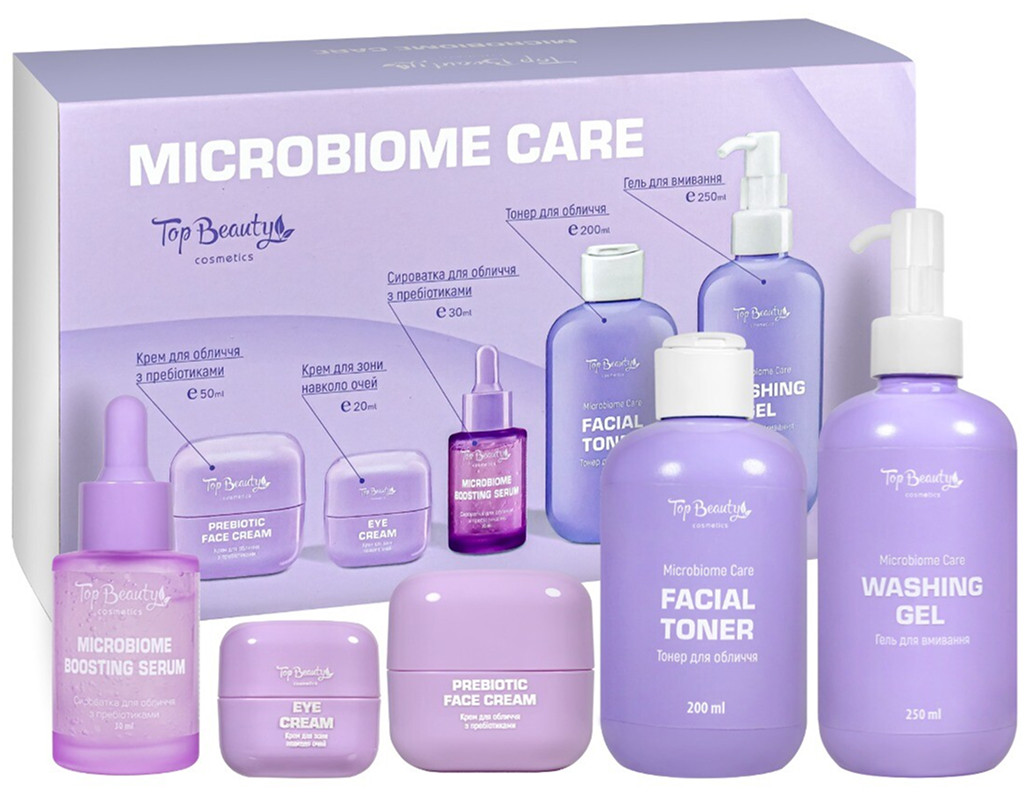 Бокс подарочный серия 5 товаров MICROBIOME CARE Top Beauty