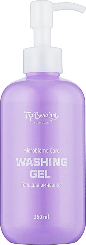 Гель для умывания с пребиотиками MICROBIOME CARE Top Beauty, 250 мл