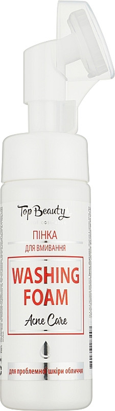 Пінка антиакне для вмивання для проблемної шкіри обличчя Top Beauty, 150 мл