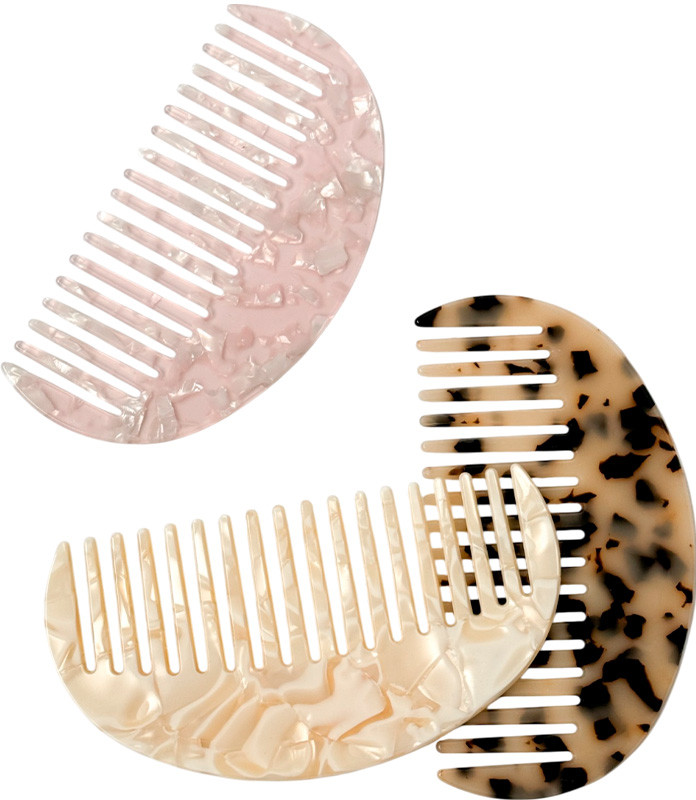 Расческа для волос розовый перламутр Miso на beauty-prof.com Фото 3 Расческа для волос розовый перламутр Miso Фото 3