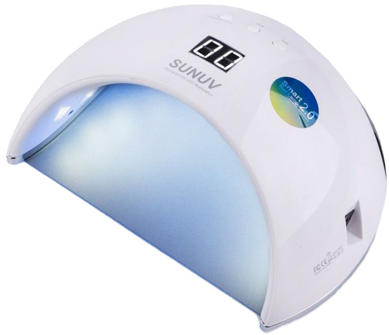 Лампа для манікюру LED+UV Lamp SUNUV SUN 6 48W White
