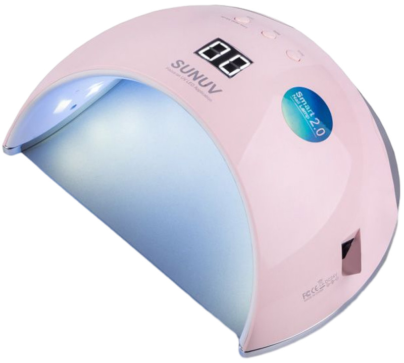 Лампа для маникюра LED+UV Lamp SUNUV SUN 6 48W Pink 