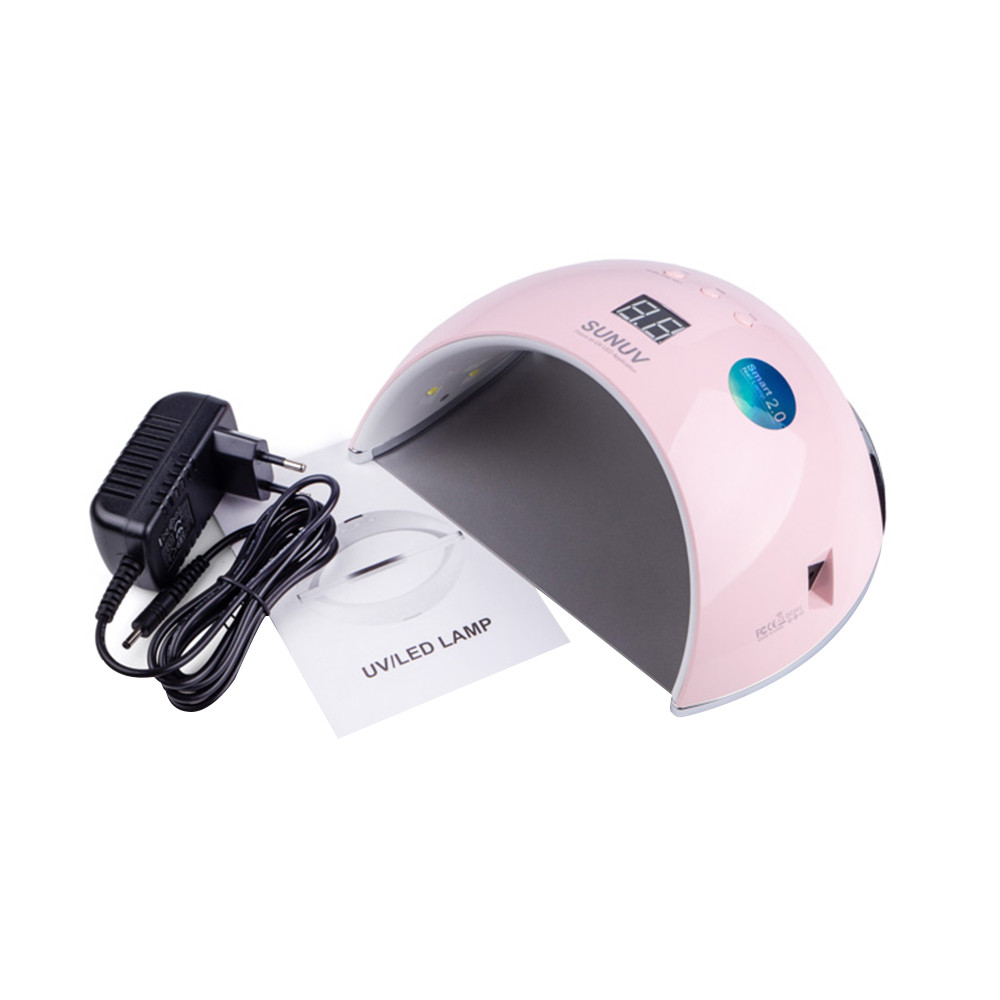 Лампа для маникюра LED+UV Lamp SUNUV SUN 6 48W Pink  Фото 3 