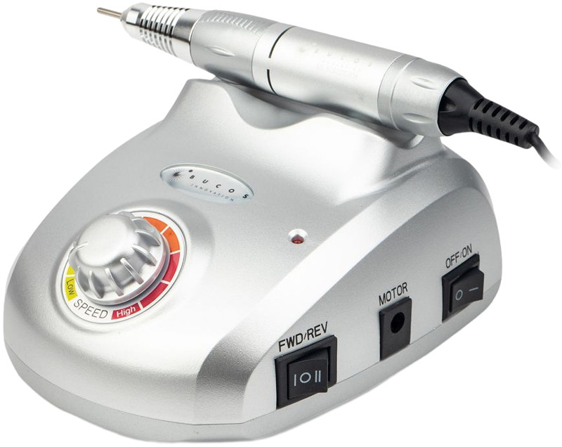 Фрезер для манікюру Bucos ZS-603 Pro Silver Steel (35000/45W)  Фото 5 