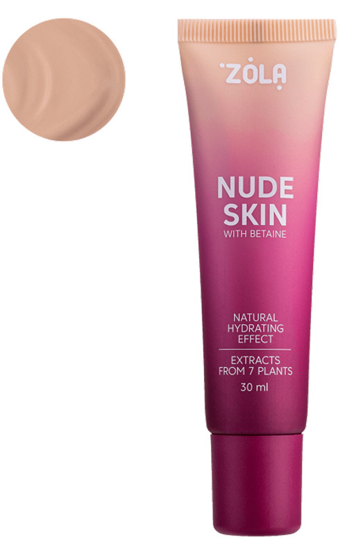 Тональная основа NUDE SKIN 02 MEDIUM ZOLA 