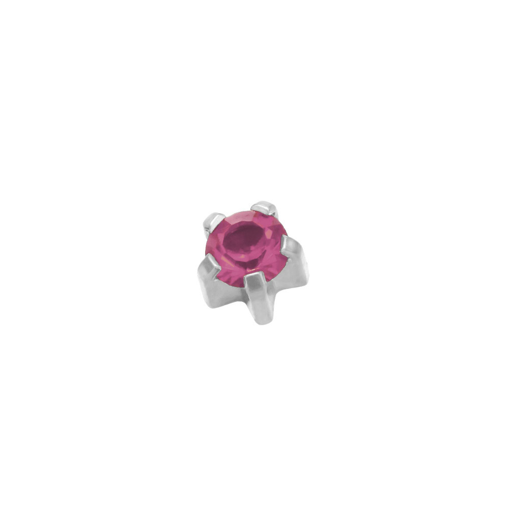 Серьги для ушей александрит крапан серебро R 106 W Studex, 3 мм